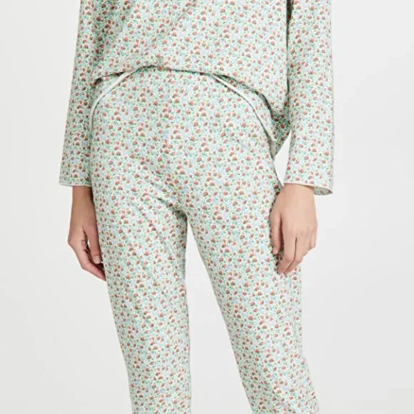 ROLLER RABBIT ENNA FLORAL LS Pajama Set Liberty Canyon Clover size XS
